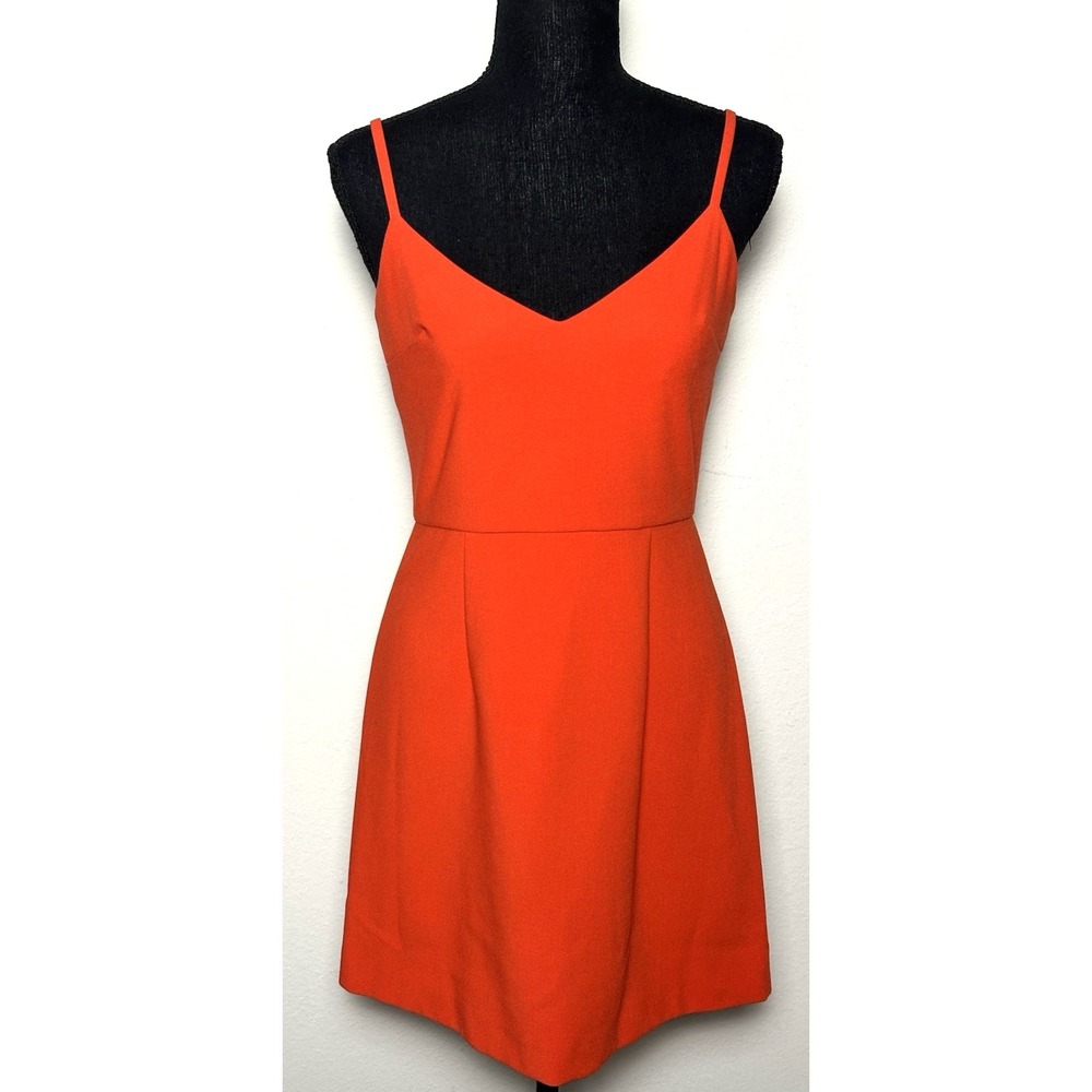 French Connection Orange‎ Mini Sundress Size 6